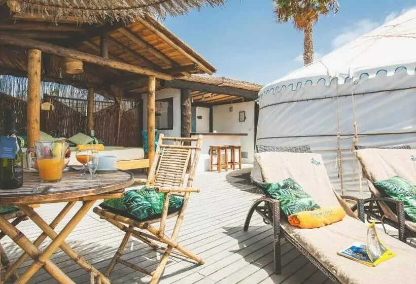 Lomakeskus Eco Village Finca De Arrieta   Yurts And Stone Cottages   Shared Pool   Walking Distance To Arrieta