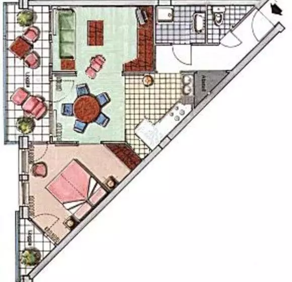 استراحتگاه Ferienwohnung In Sellin _ Seepark