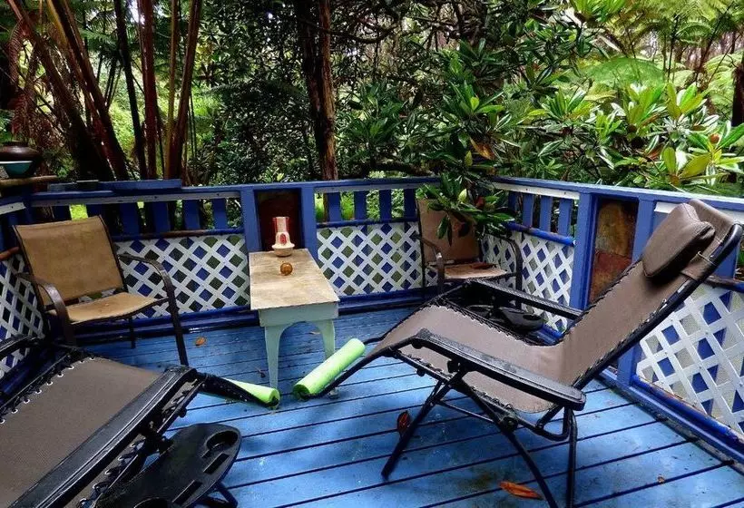 تختخواب و صبحانه Upcountry Volcano Village Mountain Cottage