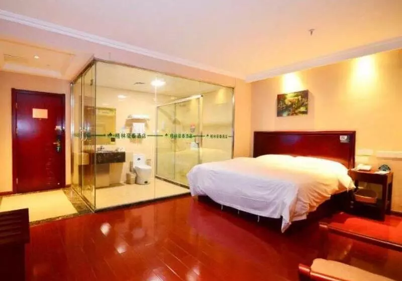 Hotelli Greentree Inn Jiangsu Lianyungang Donghai New Bus Station Express