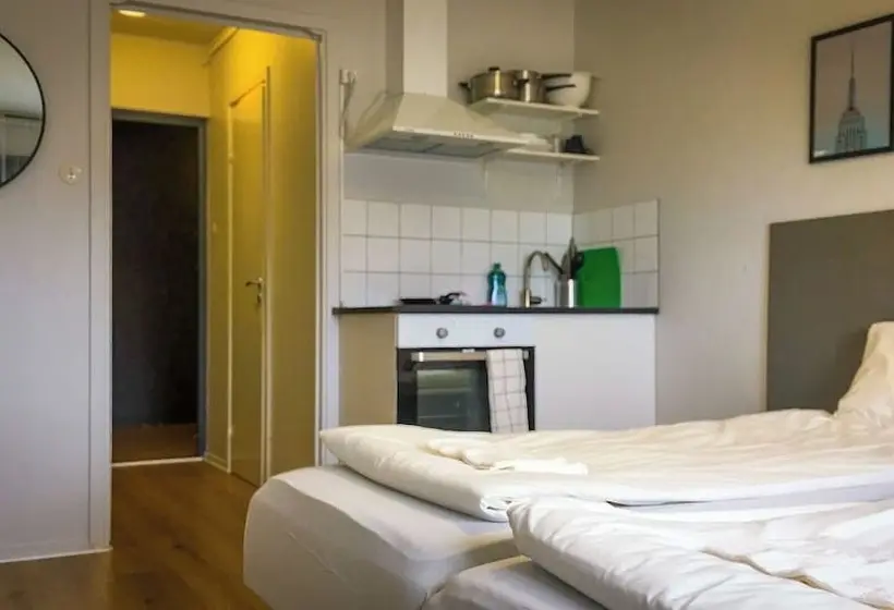 モーテル Sundsvall Hotel Apartments