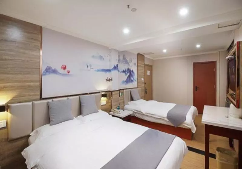 Hotelli Greentree Inn Nanjing Qinhuai District Xinjiekou Subway Station Express