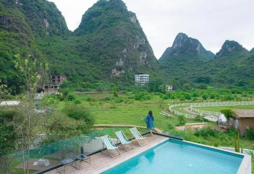 ホテル Yangshuo One Thousand And One Courtyard Views B&b