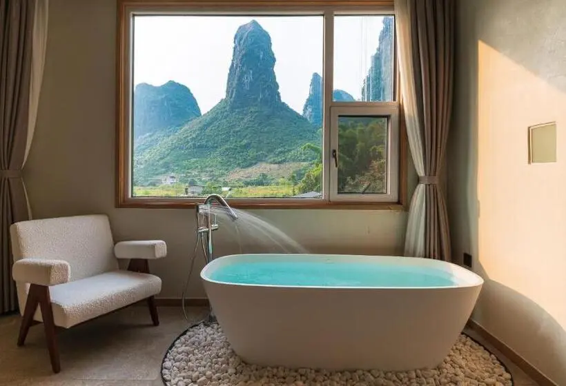 ホテル Yangshuo One Thousand And One Courtyard Views B&b
