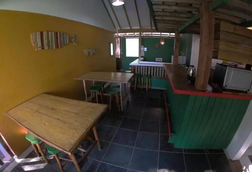 ペンション Pousada Canoa Azul Na Praia Da Ferrugem