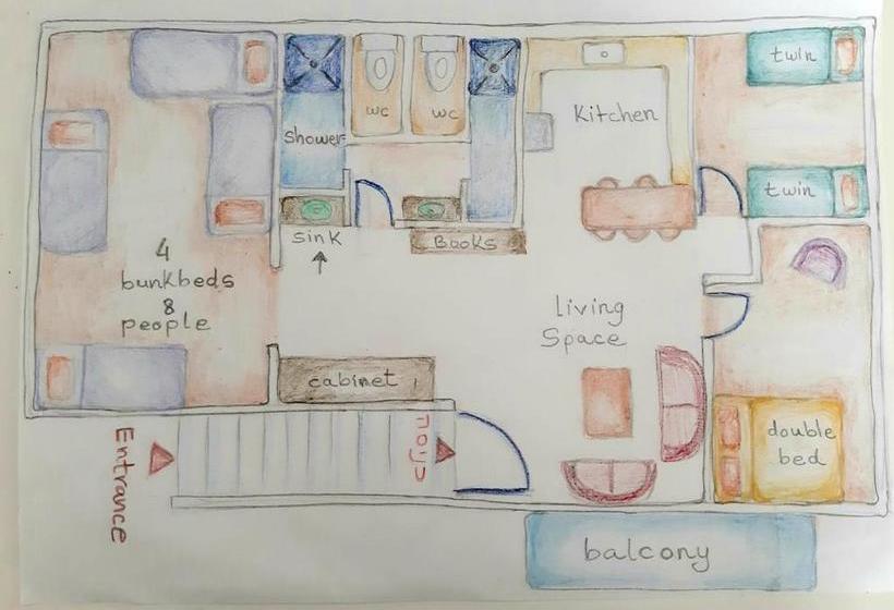 فندق صغير Juha S Guesthouse Zarqa Bay