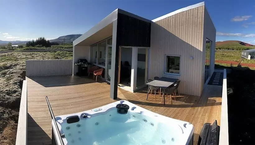 پانسیون Kerbyggd: Luxury House And Cottage In Golden Circle