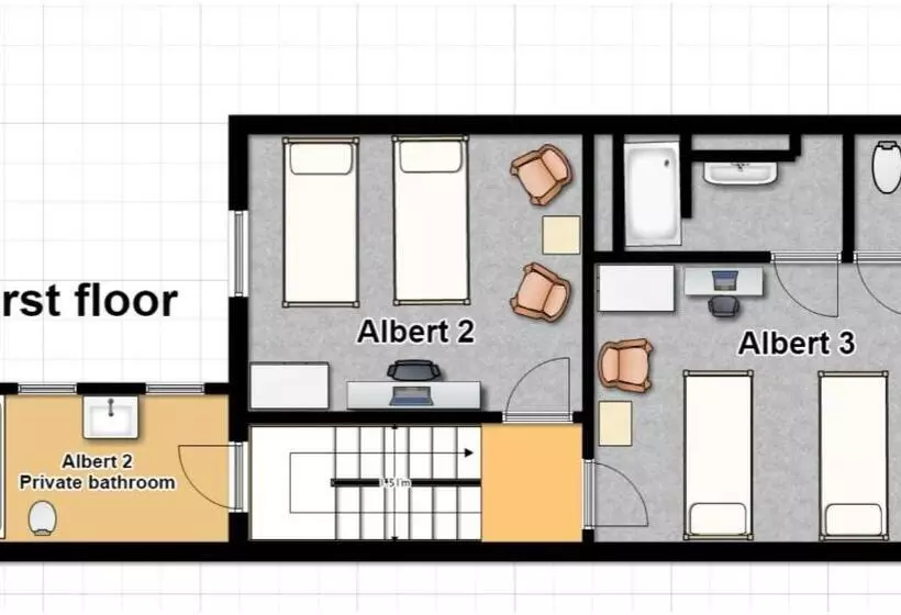 ペンション Albert   Rooms