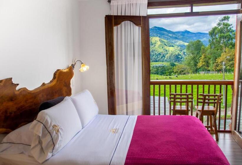 호스텔 Hospedaje Vista Hermosa Salento