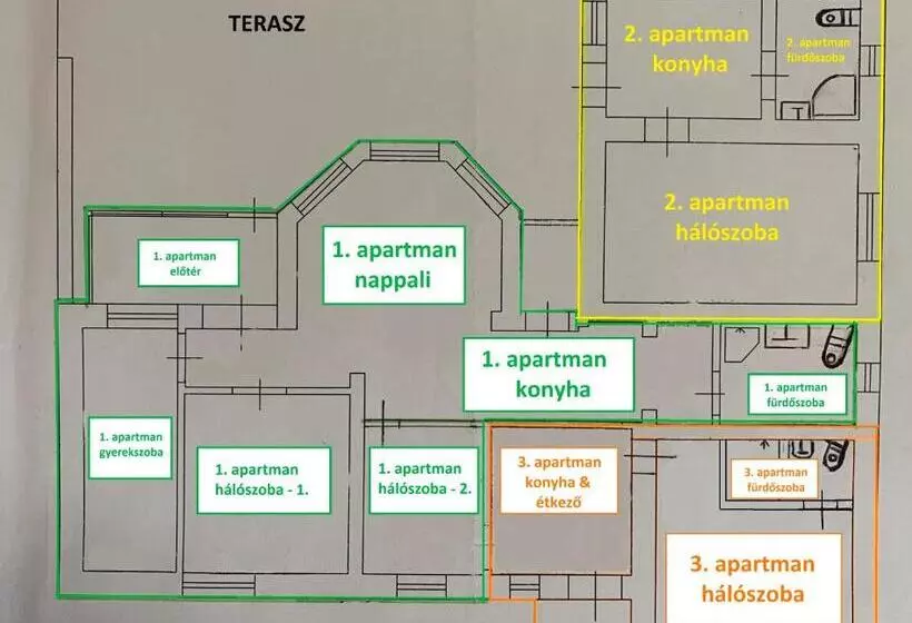 پانسیون Henrietta   Violetta Apartman