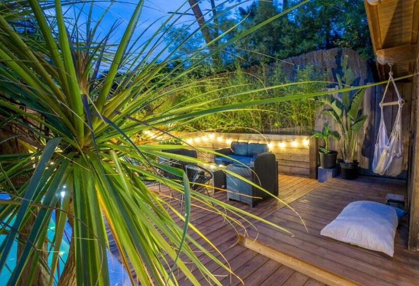 민박 Wood N Sea Surf Lodge Auberge De Jeunesse