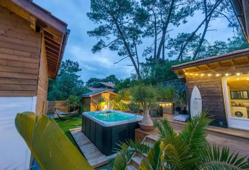 ベッドアンドブレックファースト Wood N Sea Surf Lodge   Auberge De Jeunesse
