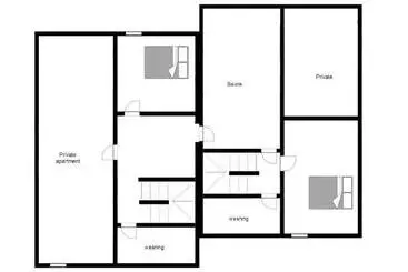 ツーリストアパートメント Chalet Les Jumelles