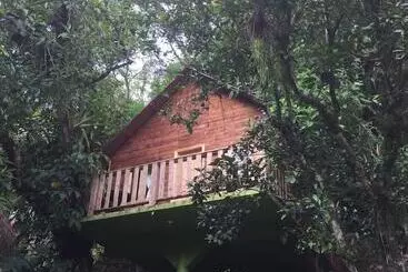 Hotelli Cabañas Y Casas Del árbol La Huerta