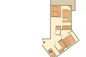 レジデンス Résidence Le Chamois D Or