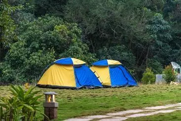 Hotell Dandeli Tiger Cottages