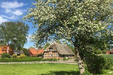شقق خاصة سياحية Reetgedeckte Fachwerkhaushälfte An Der Ostsee