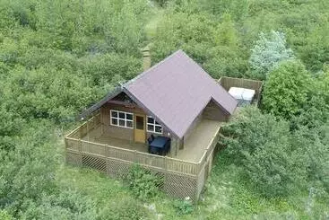 ツーリストアパートメント Cozy Cottage In Icelandic Nature With Hot Tub