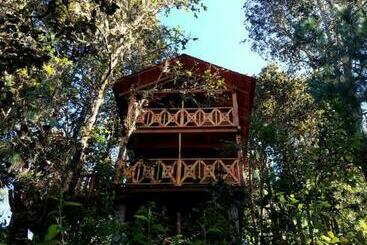 Turista apartmanok Cabaña En El Bosque De San José Del Pacífico 3