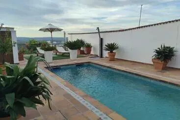 Turistihuoneistot Encantadora Casa Con Piscina Privada Y Vistas Panorámicas