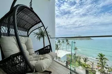 آپارتمان‌های توریست‌ها Hermoso Condominio A Pie De Playa En Camino Al Mar