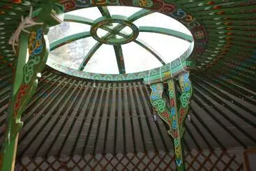 Turistihuoneistot Colourful Mongolian Yurt Enjoy A New Experience