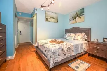 アパートホテル Daytona Condo With Beautiful Ocean And City View