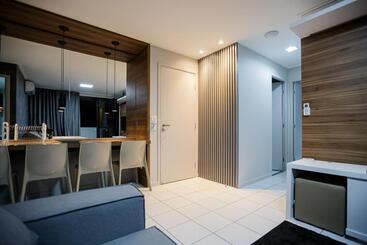 هتل آپارتمان Neo Beira Mar Pajucara 2qts 2wifi 2 Garag Adm Nutelss