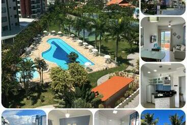 アパートホテル Flat Boulevard Riviera Com Ar A 150 M Da Praia ! Mega Promoção De 08 A 10 De Dez Somente 477 O Dia !