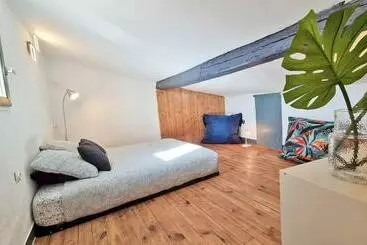 Turistihuoneistot Gregbnb   T2 Climatisé Mezzanine   Atypique   Centre Ancien
