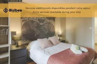 ツーリストアパートメント Le Bourbon Centre Ville Charme Fontainebleau