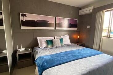 هتل آپارتمان Flat Decoração Náutica C/vista Lago Paranoá