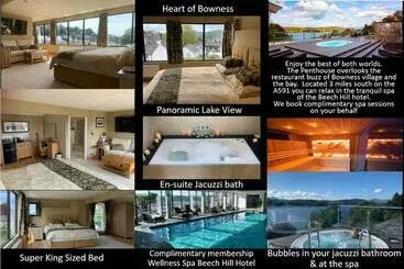 Pensione The Penthouse Bowness Luxury Loft Jacuzzi Bath & Complimentary Lakeview Spa Membership
