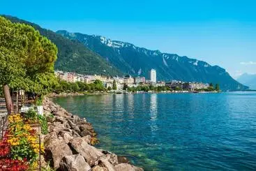 ベッドアンドブレックファースト Chambre Double Montreux