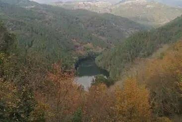 Mökkimajoitus Geresnationalpark Cabin 6bed Balcony Pool Views