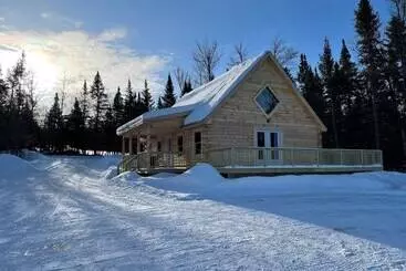 コテージ Back Lake Lodges Lazy Bear Cabin