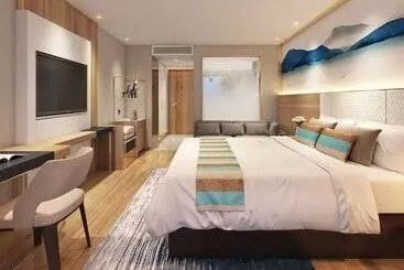 هتل Greentree Inn Jiaxing Haiyan Bus Station Business
