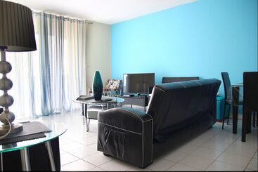 아파트 Skyclub Beach Suite At Mobay Club