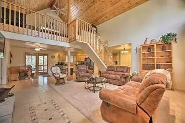 کلبه Elk Haven Show Low Cabin W/ Deck & Pool Table!