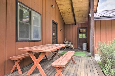 بيت ريفى 2 Mi To Grand Lake: Cabin W/ Fireplace & Library!