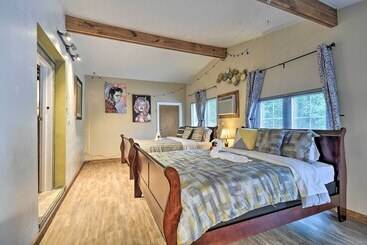 별장 Rustic Chic Home ~1 Mi To Dtwn Hot Springs!