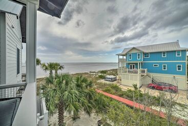 Luxe Beachfront Windmark Cottage W/ Deck!