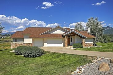 کلبه Spacious Home W/mtn Views, 2mi To Steamboat Resort