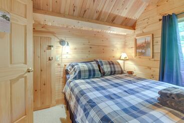 کلبه Updated Log Cabin Near Story Land & Diana S Baths!