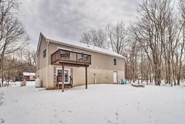 کلبه Albrightsville Home W/ Game Room < 1 Mi To Lake!