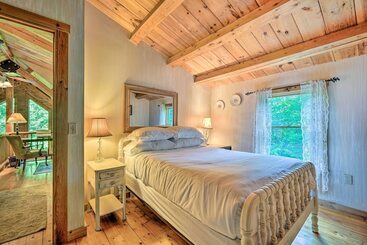 茅舍 Cozy Mount Snow Chalet W/ Game Room & Hot Tub