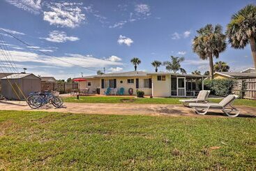 Mökkimajoitus Ormond Beach Home: Screened Porch, Walk To Beach!