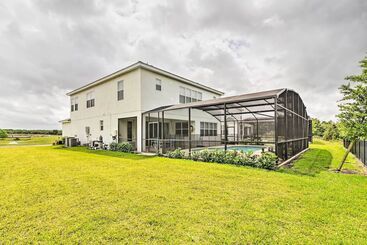 کلبه Home W/ Private Pool & Spa: 8 Mi To Disney