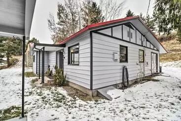 Landhus Downtown Bigfork Home W/ Fire Pit, Walk To Harbor!