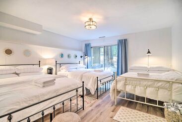 茅舍 Pine Mountain Cabin W/ Hot Tub, 2 Mins To Marina!